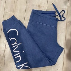 CALVIN KLEIN blue joggers